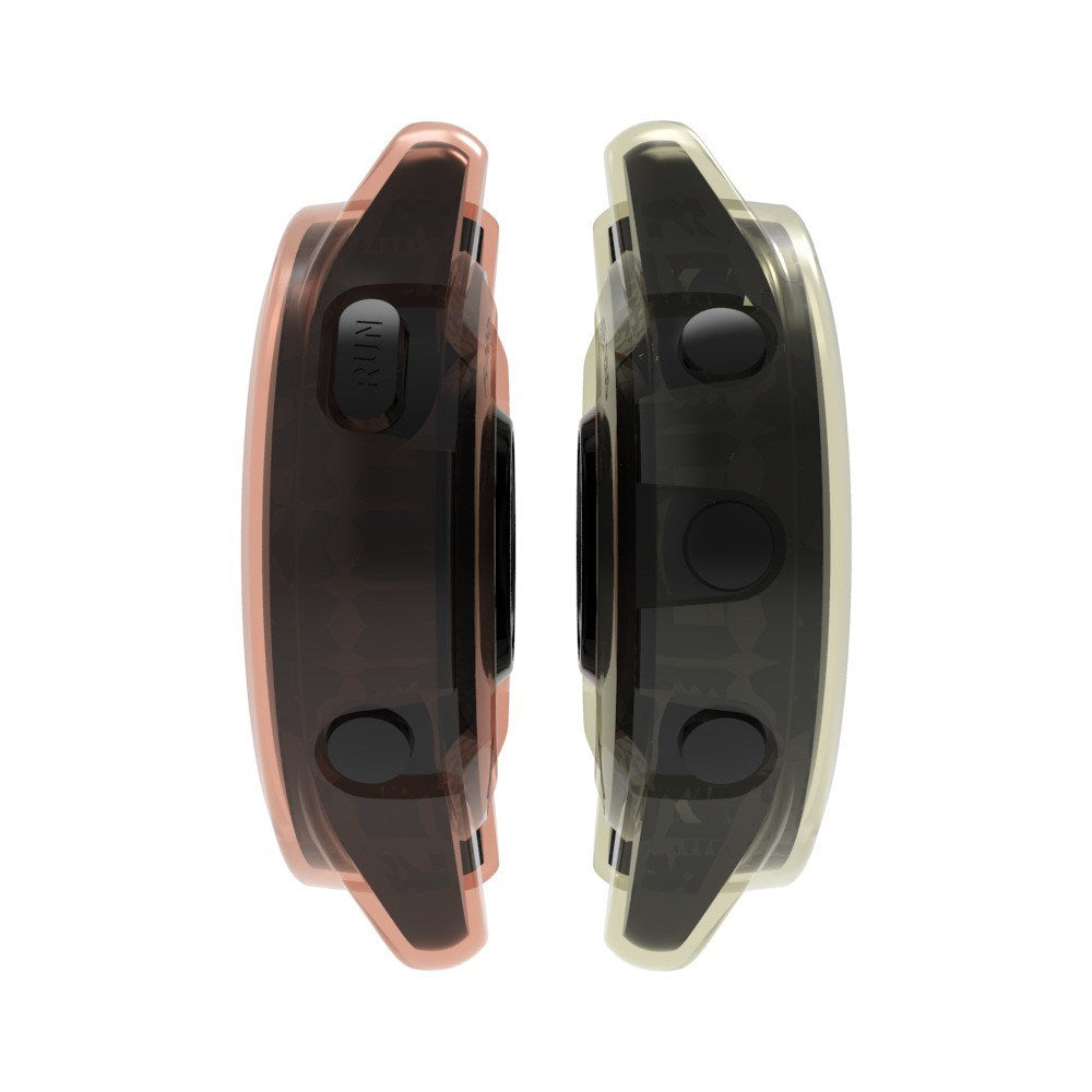 Garmin Forerunner 265S Transparent Fleksibelt TPU Plast Deksel – Blå