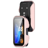 Huawei Band 10 / 9 / 8 EIDERWOOD Hard Plast Deksel m. Beskyttelsesglass – Rosa