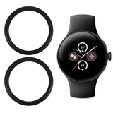 EIDERWOOD Google Pixel Watch 3 (45mm) Herdet Beskyttelsesglass - 2 stk. - Gjennomsiktig / Svart Kant