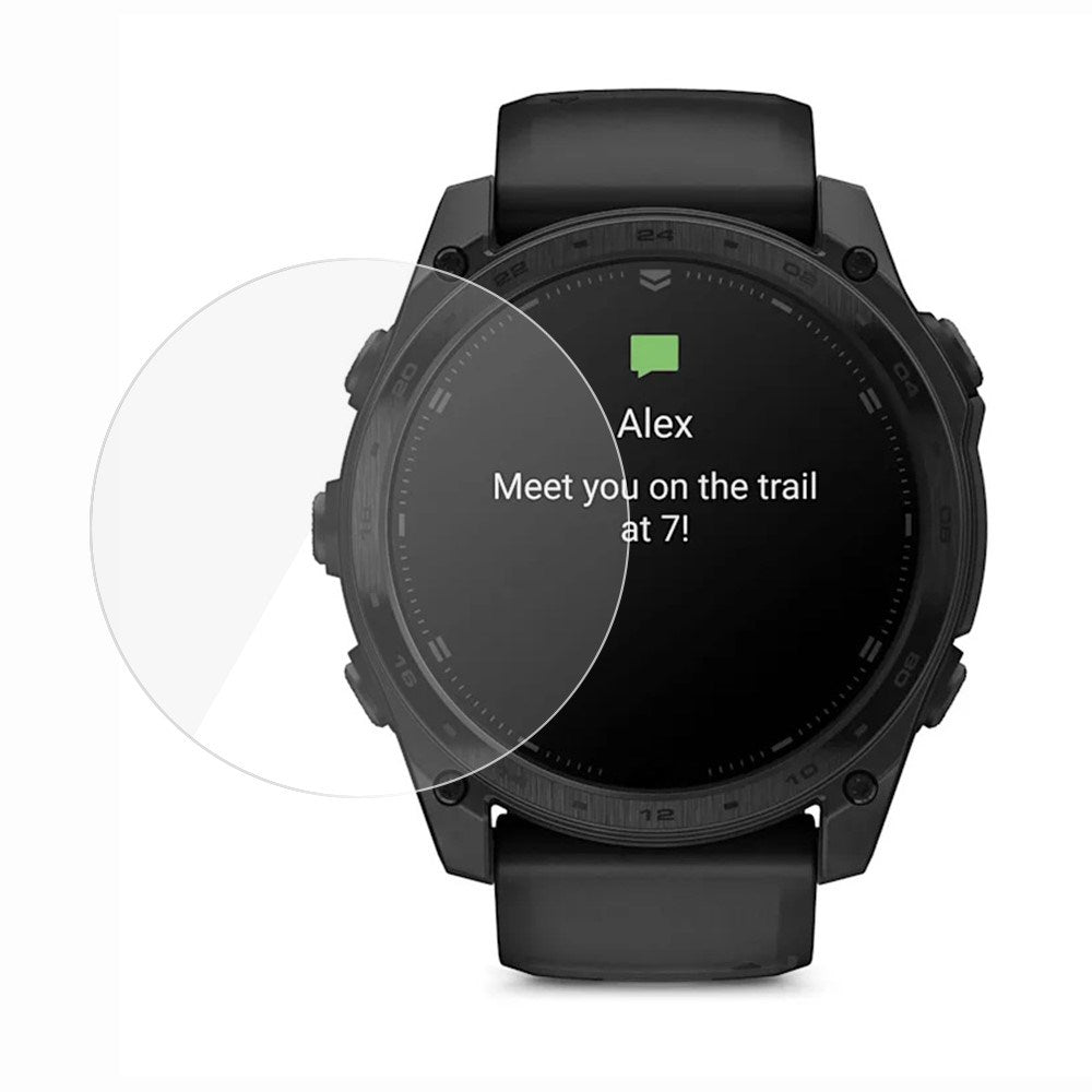 Garmin Tactix 8 AMOLED (47 mm) Herdet Glass Skjermbeskytter - Gjennomsiktig