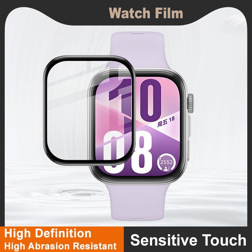 Huawei Watch Fit 4 IMAK Skjermbeskyttelsesfilm - Gjennomsiktig / Svart Kant