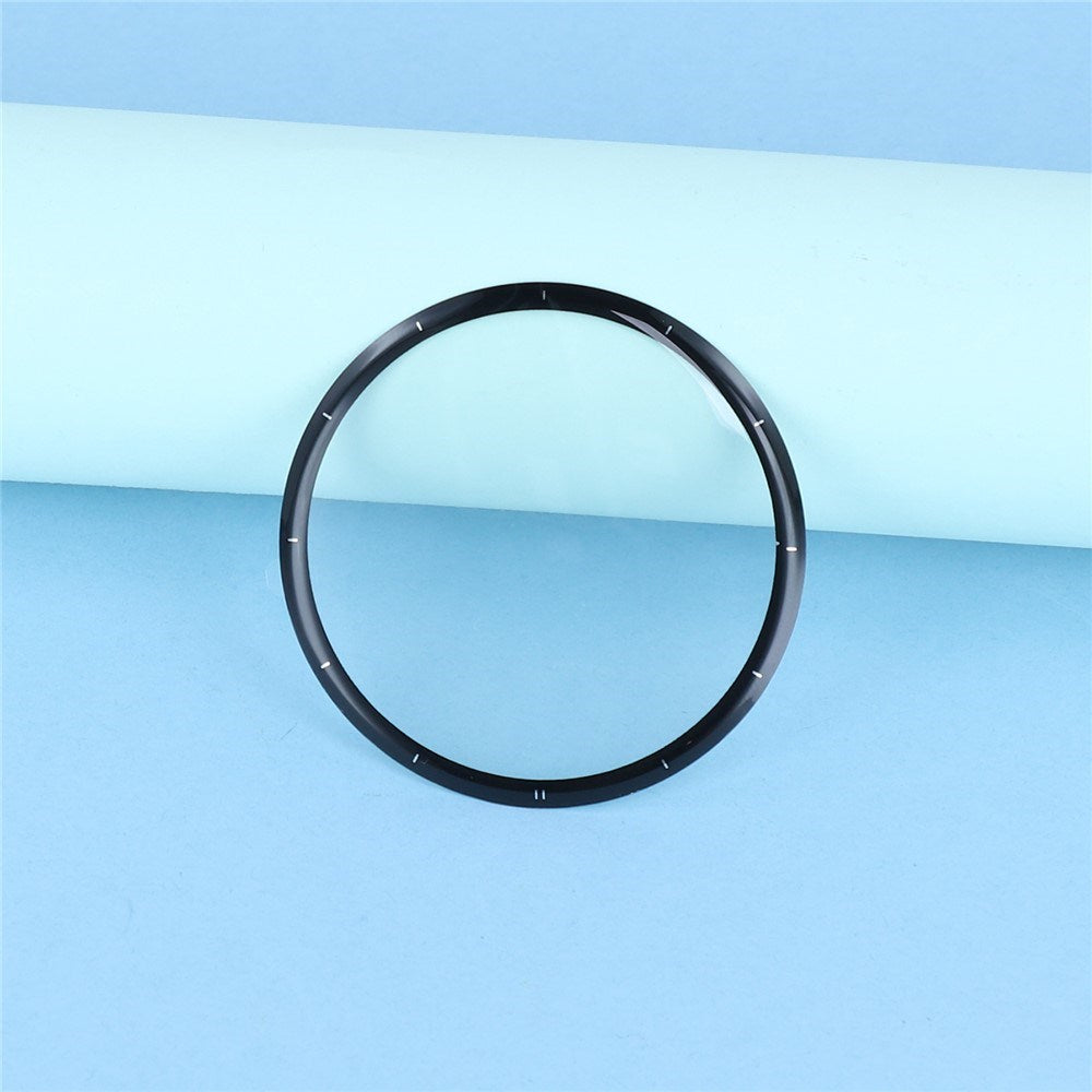 Huawei Watch 5 (46mm) Skjermbeskyttelsesfilm – 2 stk – Gjennomsiktig / Svart Kant