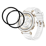 Huawei Watch 5 (42mm) Skjermbeskyttelsesfilm – 2 stk – Gjennomsiktig / Svart Kant