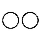 Garmin Forerunner 570 (42mm) Skjermbeskytter - 2 stk. - Gjennomsiktig / Svart Kant