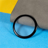 Samsung Galaxy Watch 8 (40mm) Plastskjermbeskytter - Gjennomsiktig / Svart Kant