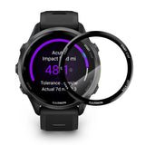 NORTHJO Garmin Forerunner 970 Skjermbeskytter - Gjennomsiktig / Svart Kant