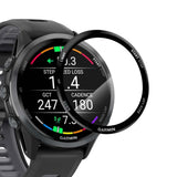 NORTHJO Garmin Forerunner 970 Skjermbeskytter - Gjennomsiktig / Svart Kant