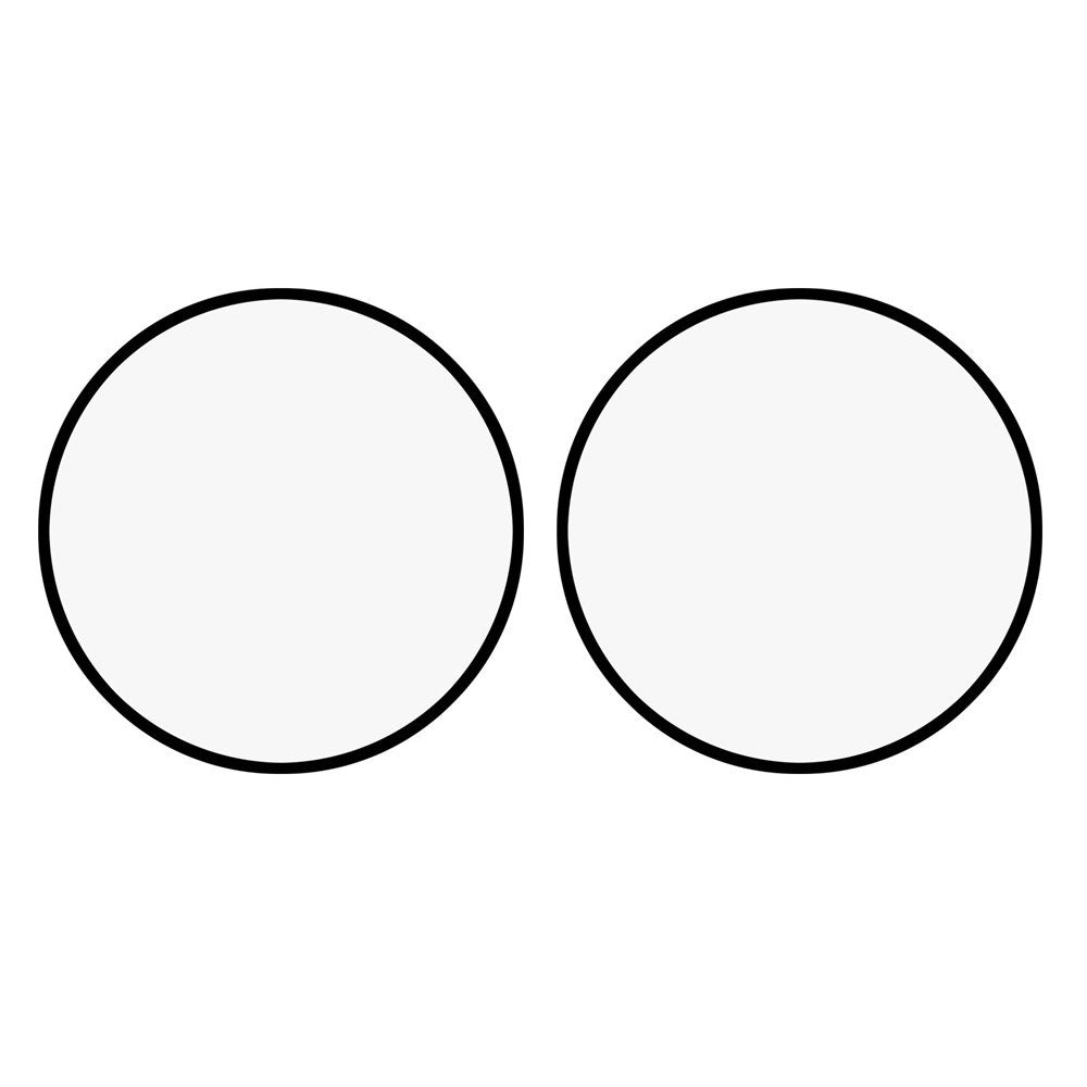 OnePlus Watch 3 (46mm) Skjermbeskytter - 2 stk. - Gjennomsiktig / Svart Kant