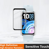 Huawei Band 11 Pro IMAK Skjermbeskytter - Gjennomsiktig / Svart Kant