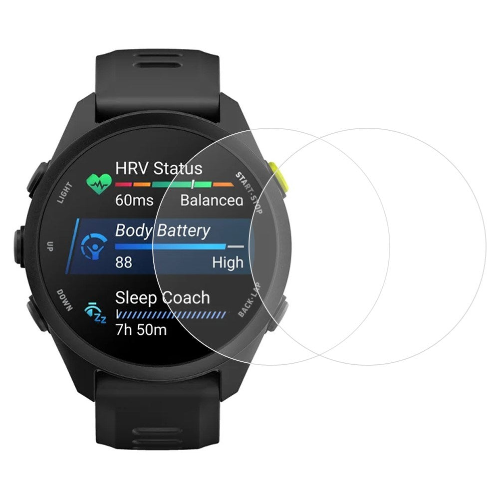 Garmin Forerunner 70 Beskyttelsesfilm - 2 stk - Gjennomsiktig
