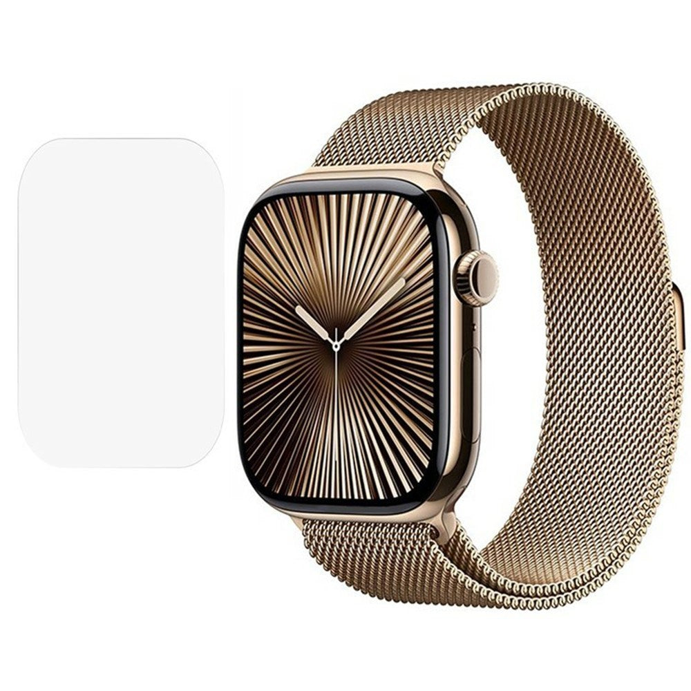Apple Watch 12 (46mm) Full Fit Beskyttelsesfilm - Gjennomsiktig