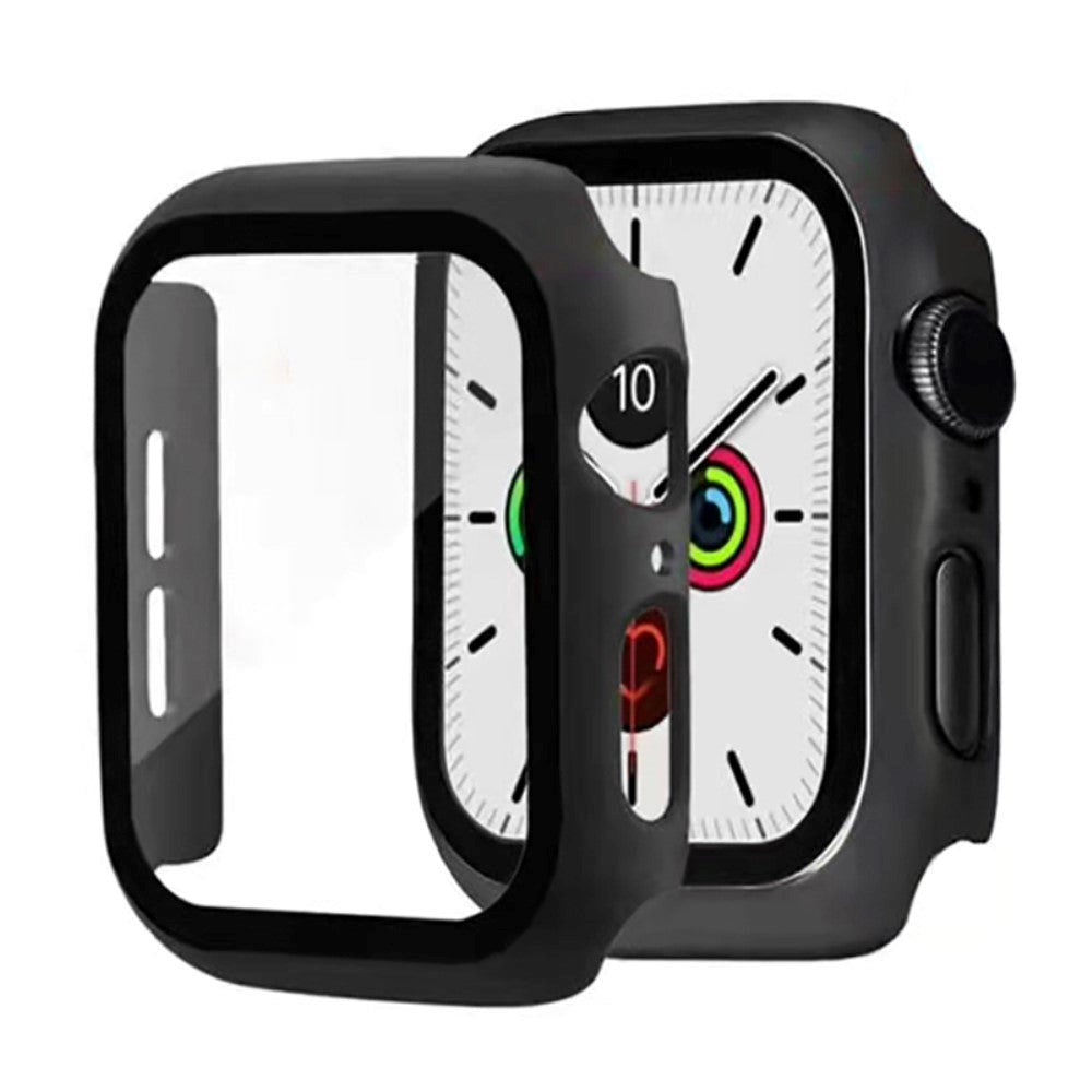 Apple Watch 9/8/7 (41mm) Hardplastdeksel med innebygd skjermbeskytter - Svart