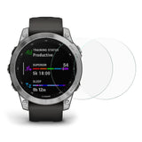 Garmin Fenix 7 Arc-Edge Skjermbeskytter - Herdet glass - 2 stk. - Gjennomsiktig