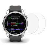 Garmin Fenix 7S Arc-Edge Skjermbeskytter - Herdet glass - 2 stk. - Gjennomsiktig