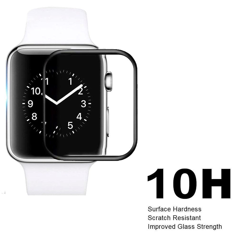 Apple Watch Ultra 1/2 (49mm) Herdet glass - Skjermbeskytter - Svart Kant