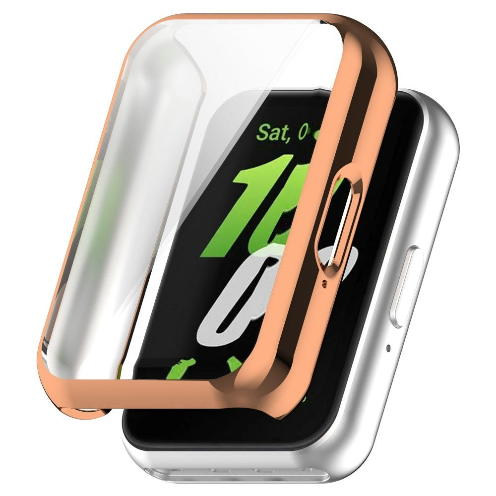 Samsung Galaxy Fit3 Deksel i Plast m. Innebygd Skjermbeskytter - Rose Gold