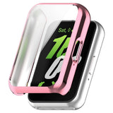 Samsung Galaxy Fit3 Deksel i Plast m. Innebygd Skjermbeskytter - Pink