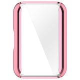 Samsung Galaxy Fit3 Deksel i Plast m. Innebygd Skjermbeskytter - Pink