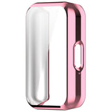 Samsung Galaxy Fit3 Deksel i Plast m. Innebygd Skjermbeskytter - Pink