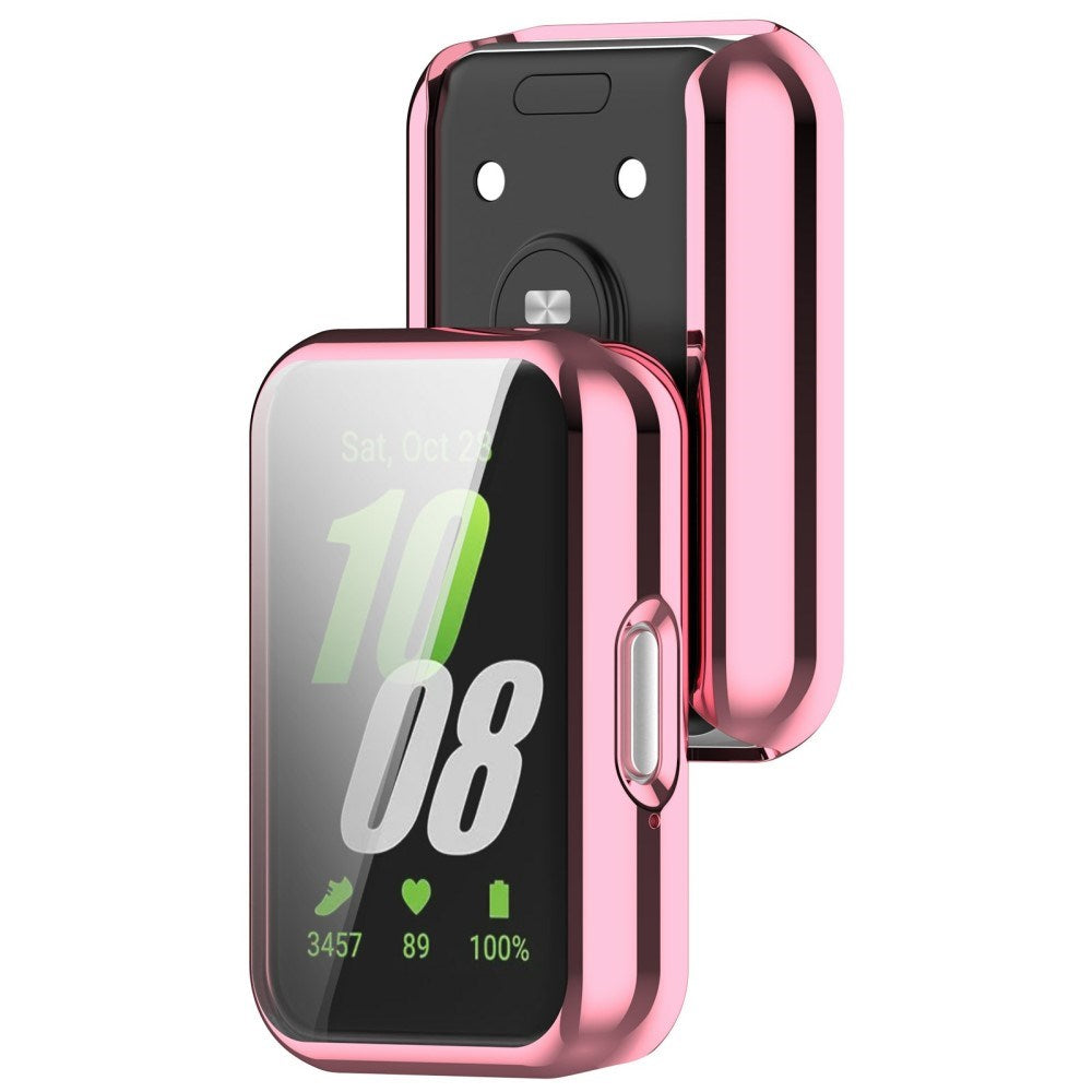 Samsung Galaxy Fit3 Deksel i Plast m. Innebygd Skjermbeskytter - Pink