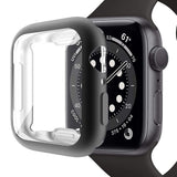 Apple Watch Ultra 3 / 2 / 1 (49mm) Fleksibelt Plast Deksel m. Skjermbeskyttelse - Svart