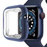 Apple Watch Ultra 3 / 2 / 1 (49mm) Fleksibelt Plast Deksel m. Skjermbeskyttelse - Blå