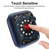 Apple Watch Ultra 3 / 2 / 1 (49mm) Fleksibelt Plast Deksel m. Skjermbeskyttelse - Blå