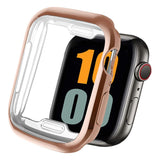 Apple Watch Ultra 3 / 2 / 1 (49mm) Fleksibelt Plast Deksel m. Skjermbeskyttelse - Rose Gold