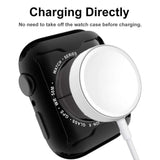 Apple Watch Ultra 3 / 2 / 1 (49mm) Fleksibelt Plast Deksel m. Skjermbeskyttelse - Rose Gold