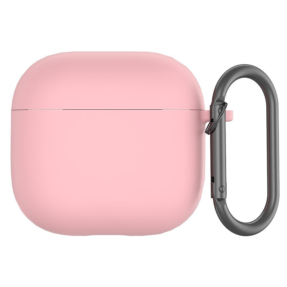 Apple AirPods (4. gen.) Silikon Deksel med Karabinkrok - Rosa