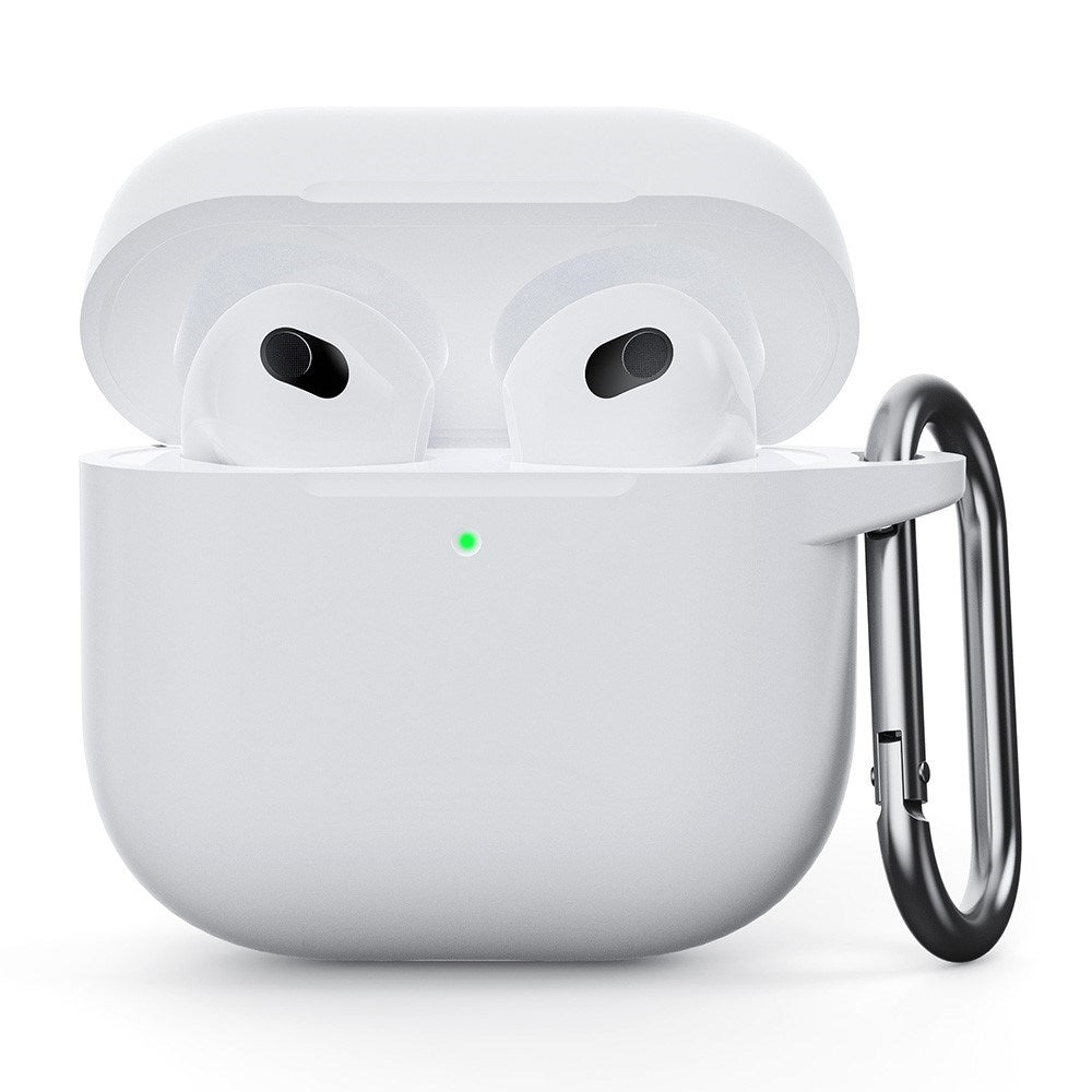 Airpods 4 Silikon Deksel - Hvitt