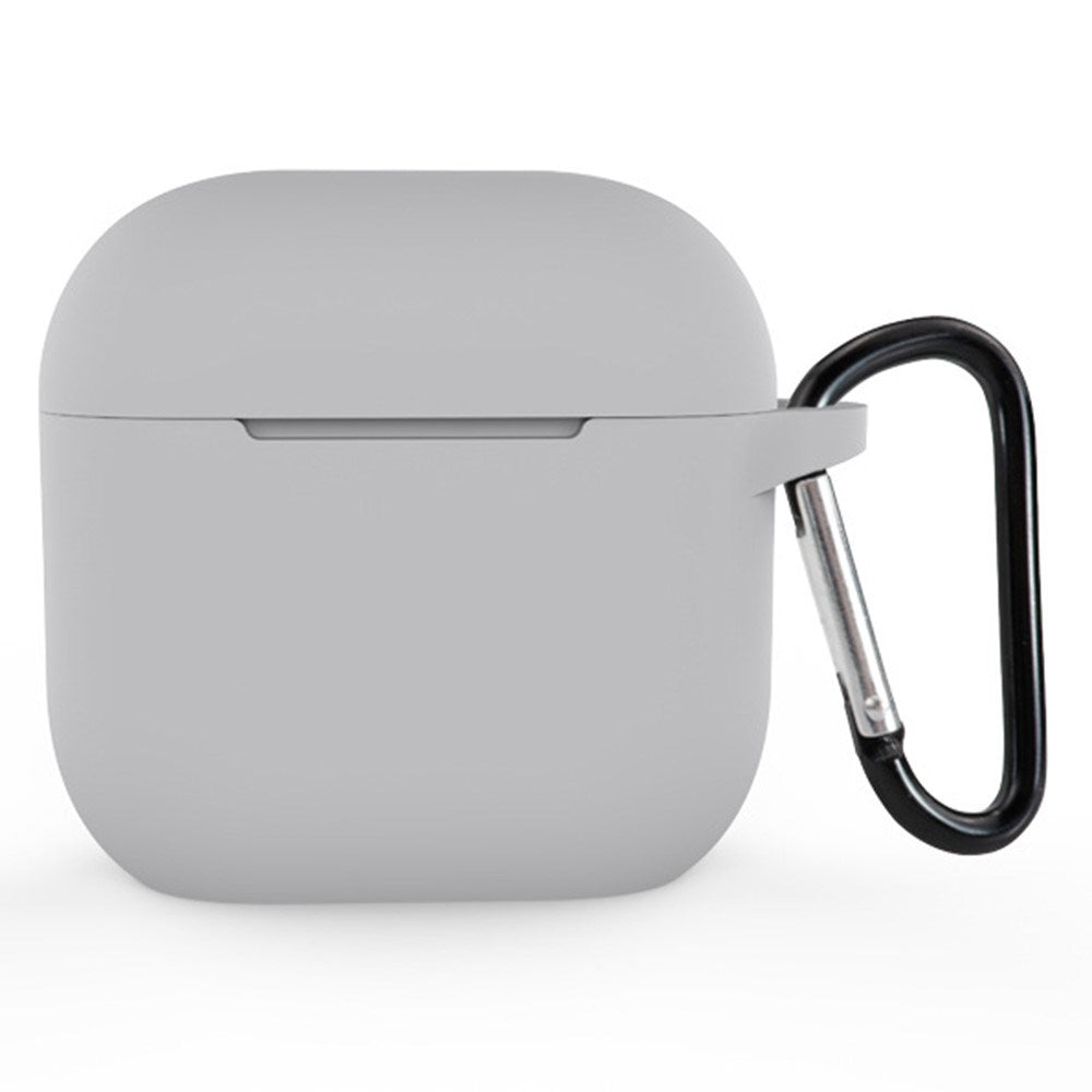 Apple AirPods (4. Gen.) Silikondeksel med Karabinkrok - Grå