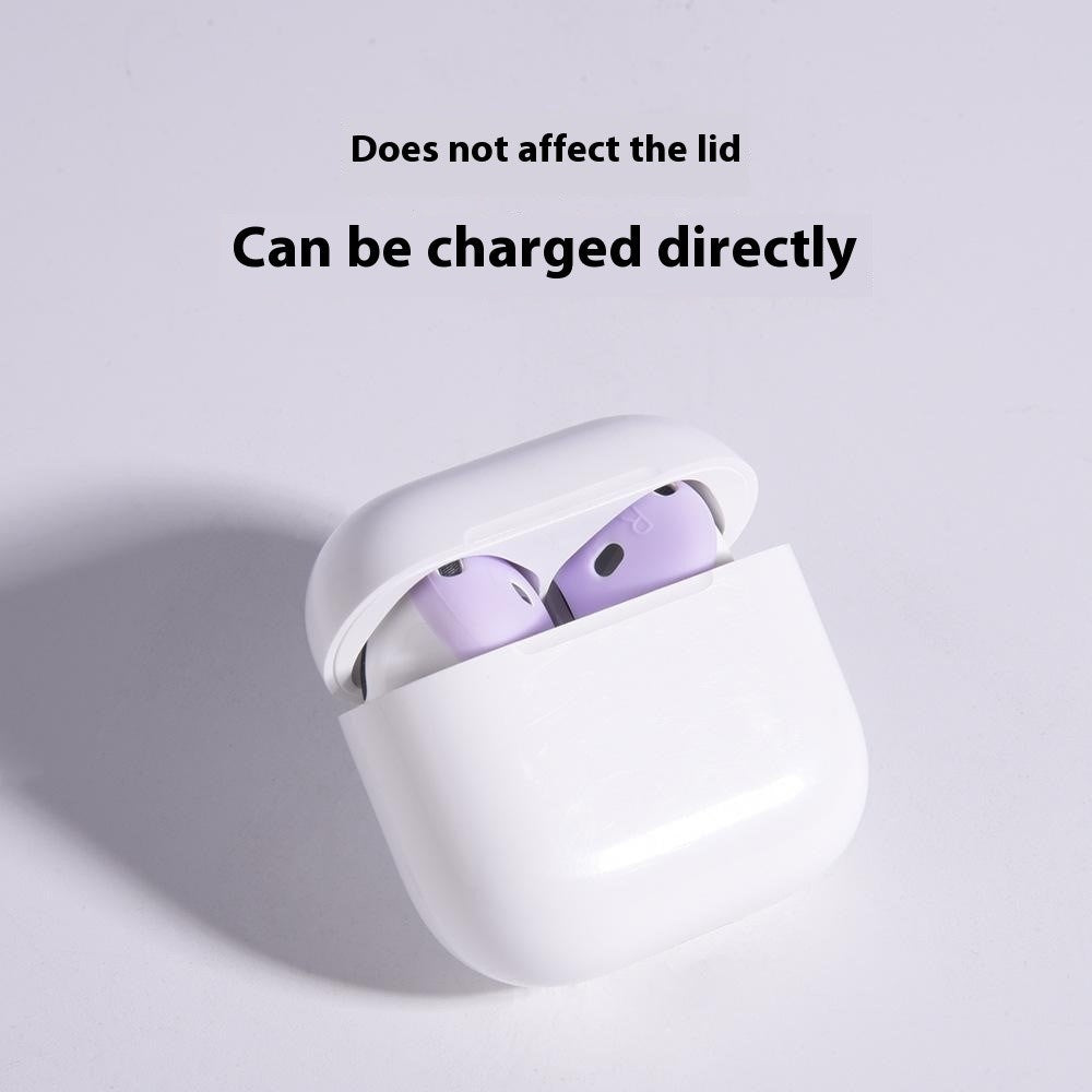Silikon Deksel for Apple AirPods (4. gen.) Ørepropper - Svart