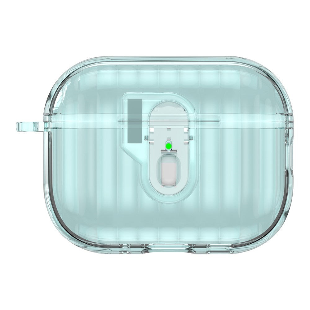 Apple AirPods Pro (3. gen.) Hybrid Plast Deksel - Gjennomsiktig / Blå