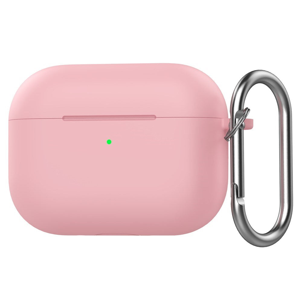Apple AirPods Pro (3. gen.) Silikon Deksel - Karabinkrok - Rosa