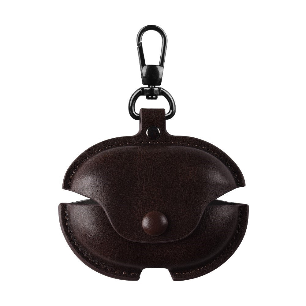 Huawei FreeBuds Pro 5 / 4 / 3 Kunstskinn Deksel - Mørk Brun