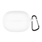 Huawei FreeBuds Pro 5 Silikondeksel med Karabinkrok - Hvit