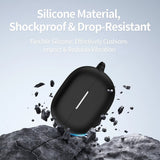 Huawei FreeBuds Pro 5 Silikondeksel med Karabinkrok - Hvit