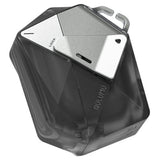Apple AirPods Pro (3. Gen.) AULUMU Geometrisk Plast Deksel m. Stropp - Svart