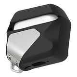 Apple AirPods (4. Gen.) AULUMU Geometrisk Plast Deksel m. Stropp - Svart