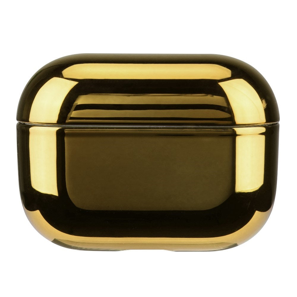 Apple AirPods Pro (2. Gen.) Hardt Plast Deksel med Metallisk Overflate - Gull