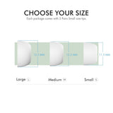 AirPods Pro (1. & 2. Gen.) AHASTYLE silikonørepropper – S / M / L – Svart