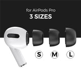 AirPods Pro (1. & 2. Gen.) AHASTYLE Memory Foam Ørepropper – S / M / L – Svart