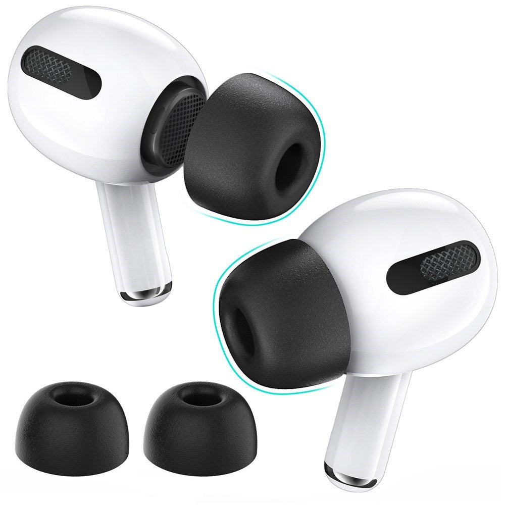 AirPods Pro (1. & 2. Gen.) AHASTYLE WG28 Memory Foam Ørepropper - Str. L - Svart