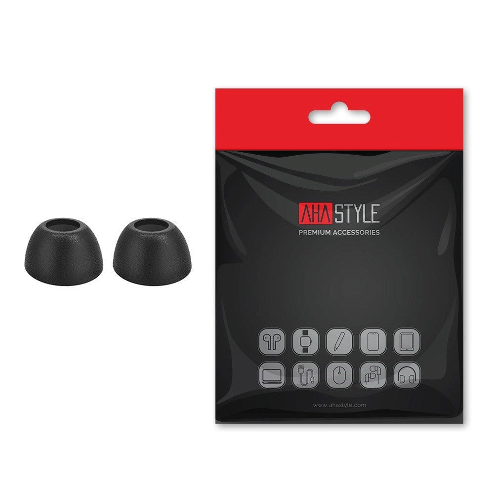 Samsung Galaxy Buds Pro / Buds2 Pro Memory Foam EarBuds Covers - Svart - Str. S