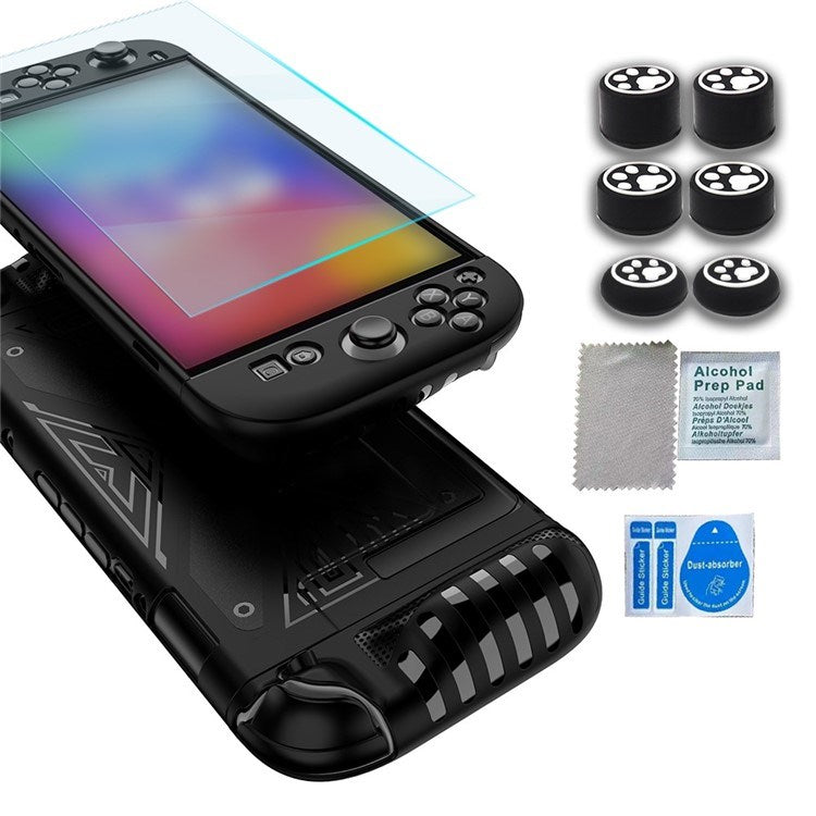 Nintendo Switch 2 - 3-i-1 Beskyttelsessett - Gjennomsiktig / Svart