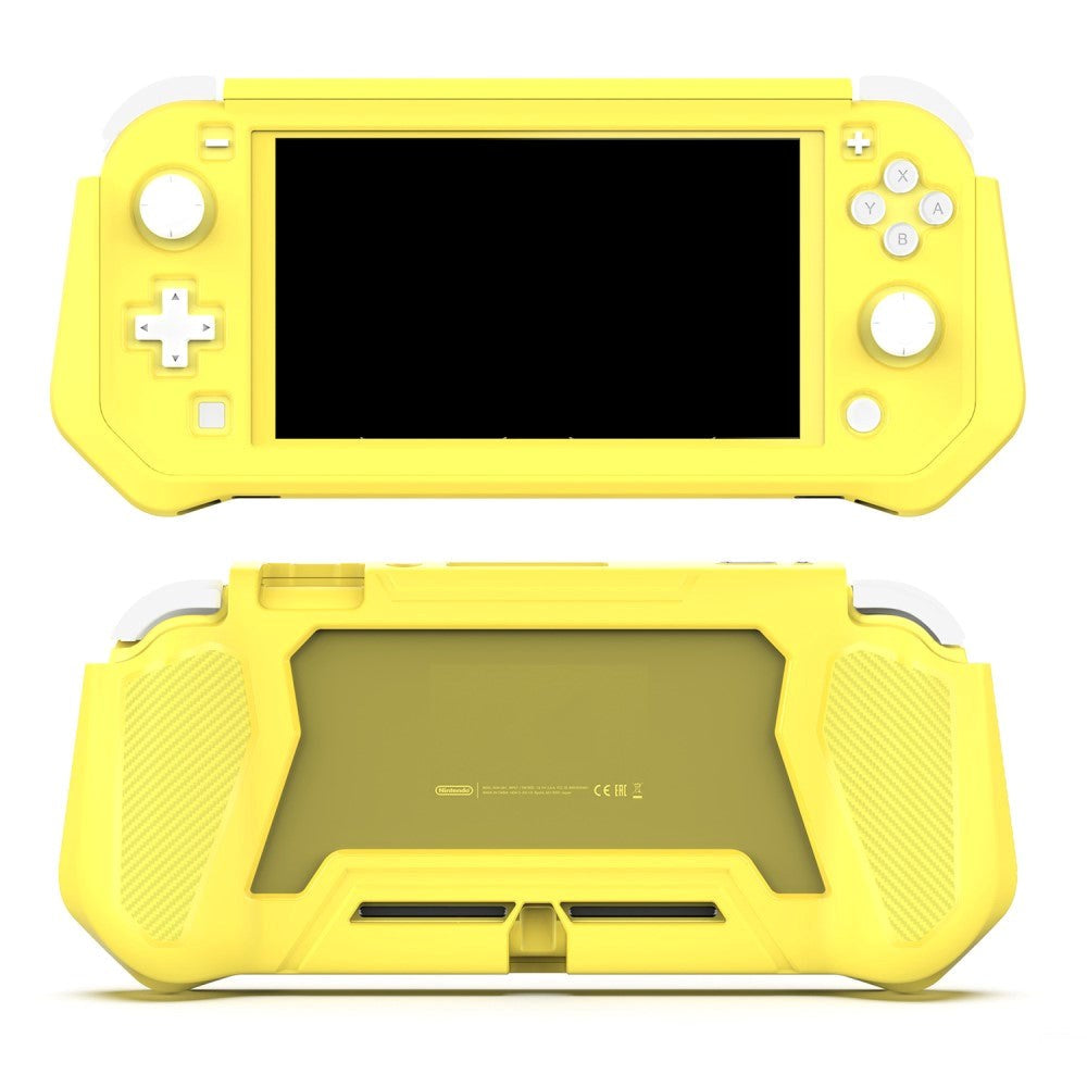 Nintendo Switch Lite 360° Plast Deksel m. Skjermbeskyttelse - Gul