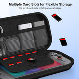 Nintendo Switch 2 Reiseetui med Avdeler & Nettinglomme - Svart