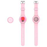 Apple AirTag 1. & 2. Gen. Silikonrem med 3D-Design – Rosa / Rose