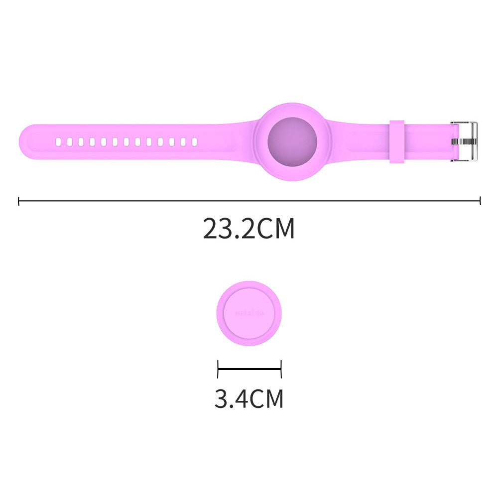 Apple AirTag 1. & 2. Gen. Silikonrem med 3D-Design – Rosa / Pingvin
